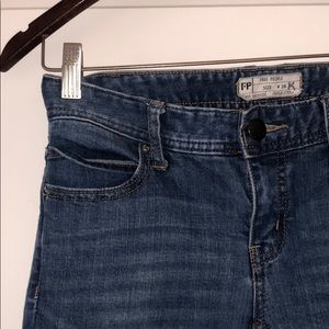 Free People Distressed Ankle Length Jean